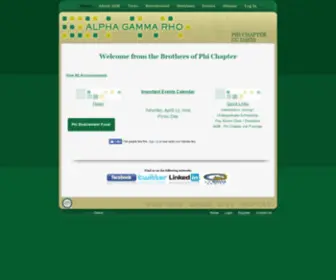 Phiagr.com(Alpha Gamma Rho) Screenshot