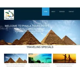 Phialatours.com(Phiala Tours) Screenshot