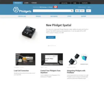 Phidgets.com(Phidgets Inc) Screenshot