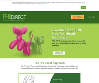 Phidirect.com(PHI Direct) Screenshot