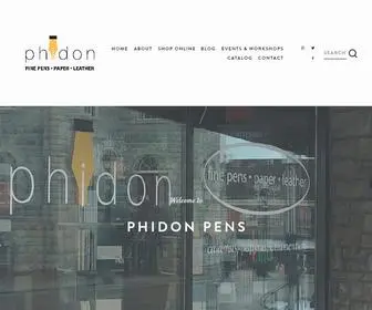 Phidonpens.com(Phidon Pens Limited) Screenshot