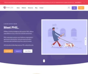 Phiflow.co(Accurate and Powerful Healthcare Contract AI) Screenshot