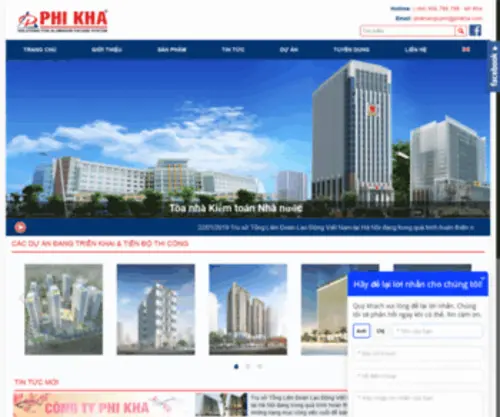 Phikha.com(PHI KHA CO) Screenshot