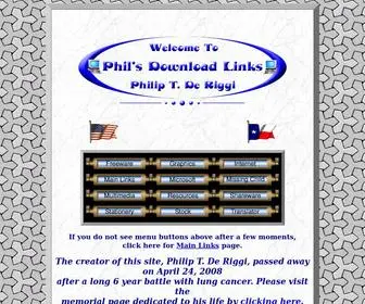 Phil-Deriggi.com(Phil's Download Links Shareware) Screenshot