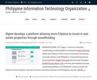 Phil-IT.org.ph(Philippine Information Technology Organization) Screenshot