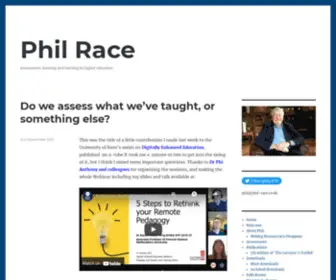 Phil-Race.co.uk(Phil Race) Screenshot