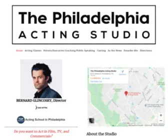 Philaacting.com(Acting Classes I The Philadelphia Acting Studio I Philadelphia) Screenshot