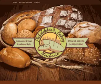 Philabakerymerchants.com(Philadelphia Bakery Merchants) Screenshot