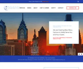 Philadelphiacatering.com(Philadelphia Catering Company located in University City) Screenshot