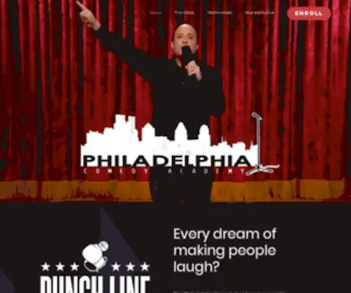 Philadelphiacomedyacademy.com(Philadelphia) Screenshot