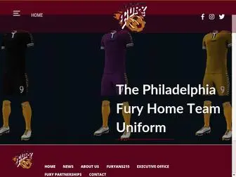 Philadelphiafury.com(Philadelphia Fury) Screenshot