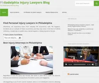 Philadelphiainjurylawyersblog.com(Philadelphia Personal Injury Lawyers) Screenshot