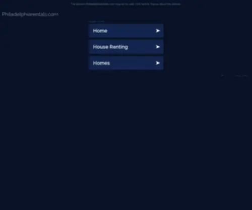 Philadelphiarentals.com(Philadelphia Apartments) Screenshot