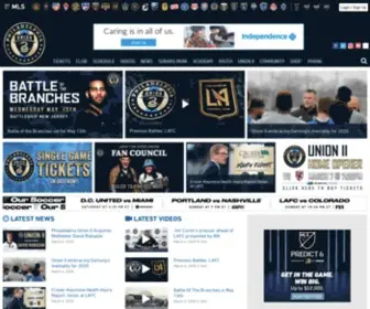 Philadelphiaunion.com(Philadelphia Union) Screenshot