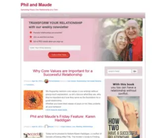 Philandmaude.com(Spreading Peace One Relationship at a Time) Screenshot