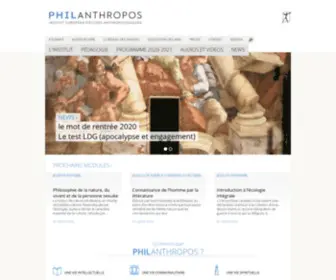 Philanthropos.org(Pédagogie) Screenshot