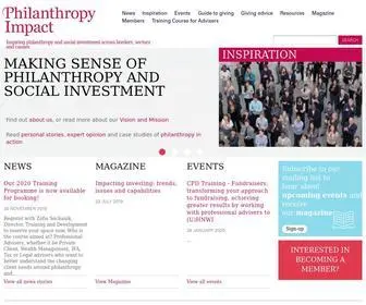 Philanthropy-Impact.org(Philanthropy Impact) Screenshot