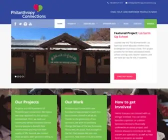 Philanthropyconnections.org(Philanthropy Connections Foundation) Screenshot