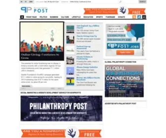 Philanthropypost.com(Philanthropy Post) Screenshot