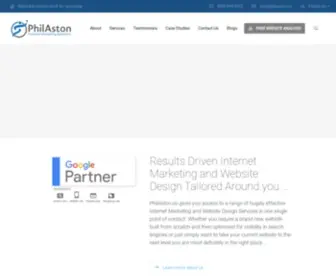 Philaston.co(Top Digital Internet Marketing Agency UK) Screenshot