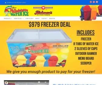 Philawaterice.com(The philadelphia water ice factory the original italian ice) Screenshot