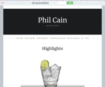 Philcain.com(Journalism) Screenshot