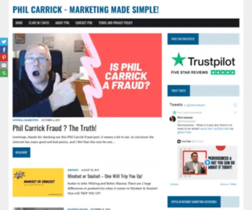 Philcarrick.net(Free Online Marketing Resources) Screenshot