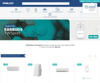 Philco.com.ar(Home Page Philco) Screenshot