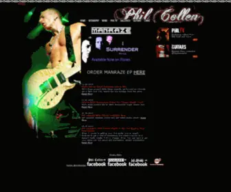 Philcollenpc1.com(Phil Collen) Screenshot