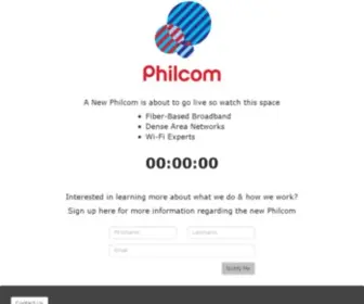 Philcom.com.ph(Philippine Global Communication) Screenshot