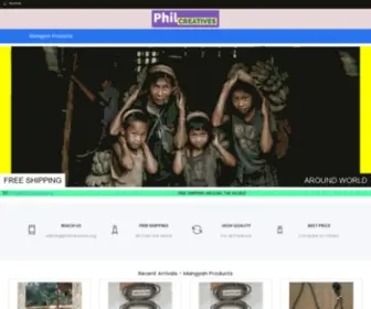 Philcreatives.org(Trendy Mangyan Products) Screenshot