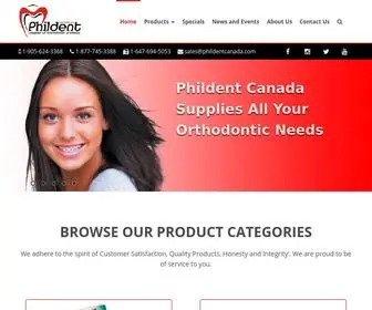 Phildentcanada.com(Phildent Canada) Screenshot