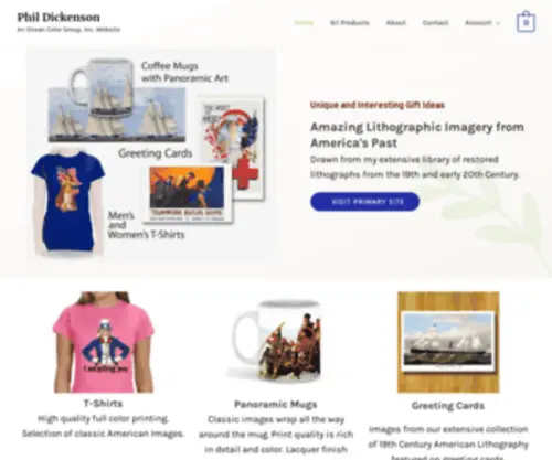 Phildickenson.com(An Ocean Color Group) Screenshot