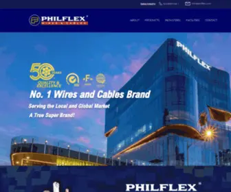 Philflex.com(Philflex Wires and Cables) Screenshot