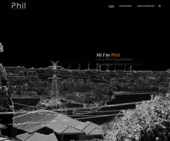 Philhawthorne.com(Web Application Developer) Screenshot