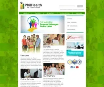 Philhealth.gov.ph(Philippine Health Insurance Corporation) Screenshot
