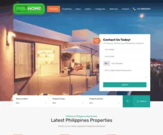 Philhome.com(Philippines Real Estate For Sale) Screenshot