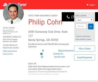 Philipcohn.com(State Farm Insurance Agent Philip Cohn in Sandy Springs GA) Screenshot