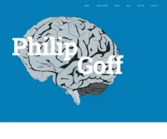 Philipgoffphilosophy.com(Philip Goff) Screenshot