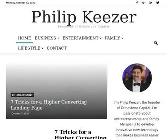 Philipkeezer.com(Philip Keezer) Screenshot