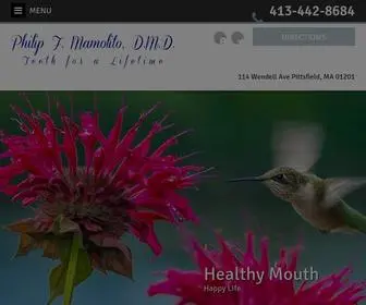 Philipmamolitodmd.com(Pittsfield, MA Dentist) Screenshot