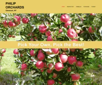 Philiporchardsny.com(Claverack, NY) Screenshot