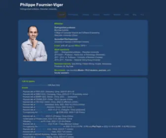 Philippe-Fournier-Viger.com(Philippe Fournier) Screenshot