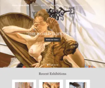 Philippearlstein.com(A life of creative endeavours with a steadfast commitment to painting exactly what) Screenshot