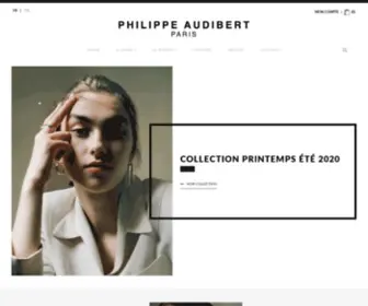 Philippeaudibert.com(Créateur de bijoux fantaisie à Paris) Screenshot
