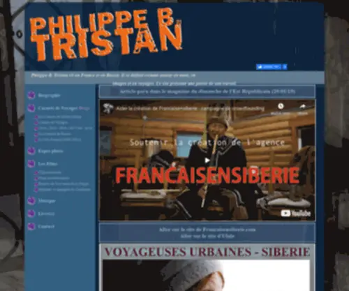 Philippebtristan.fr(Site officiel de Philippe B) Screenshot