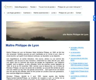 Philippedelyon.fr(Maître) Screenshot