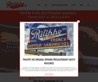 Philippes.com(Philippe the Original (Philippe's)) Screenshot