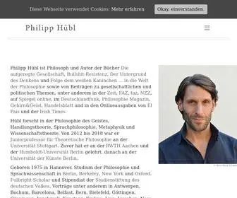 Philipphuebl.com(Philipp Huebl) Screenshot