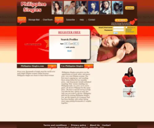 Philippine-Singles.com(Philippine Singles) Screenshot